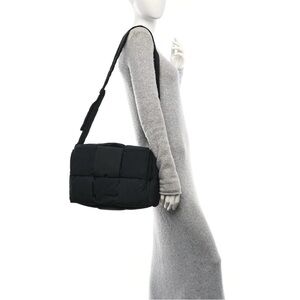 Bottega Veneta Black Quilted Shoulder Bag